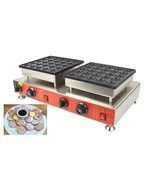 US Stock 50 Holes Commercial Electric Dutch Pancake Waffle Maker Machine... - £279.42 GBP