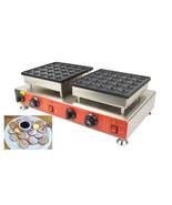 US Stock 50 Holes Commercial Electric Dutch Pancake Waffle Maker Machine... - $490.34 CAD
