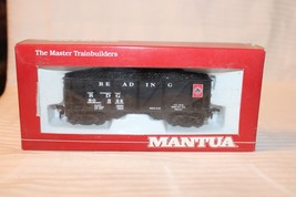 HO Scale Mantua, 2 Bay Hopper with Load, Reading RR, Black, #80322 - 729-021 - £19.81 GBP