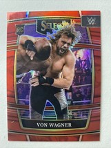 2022 Panini Select WWE RC Rookie Von Wagner Red Prizm 091/249 - £3.32 GBP