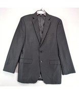Calvin Klein Black Wool Cashmere Blazer Men&#39;s 38R Jacket Sports Coat For... - $63.20 CAD