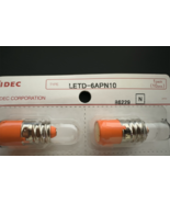 1PCS LETD-6A IDEC E12/15 Screw Base LED Lamp 6V AC/DC 17mA Amber LETD Se... - €6,77 EUR