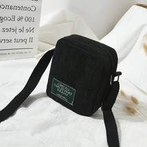 Women&#39;s Corduroy  Bag Woman Small Messenger Crossbody Bag Work Bags Vintage Mult - £123.26 GBP