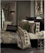 New J. Queen New York Terra Damask 4-Pc. Queen Comforter Set Black - $541.33 CAD