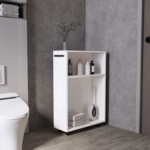 Wiley White Multipurpose Storage Cart w/Casters, Open Shelves - $129.99