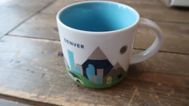 NEW Starbucks Oversize Coffee Mug You Are Here Collection DENVER 14oz Br... - £23.66 GBP