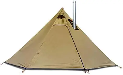 Persons 5lb Lightweight Tipi Hot Tents with Stove Jack, 7&#39;3&quot; Standing Room, - £258.24 GBP