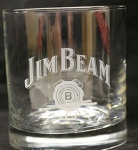 Vintage Jim Beam Whiskey Glass Gift On The Rocks Glass in box  - £18.13 GBP