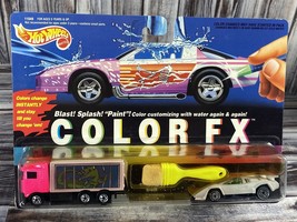 1993 Hot Wheels Color FX Wild Cruisers Hiway Hauler and Lamborghini Coun... - $33.85
