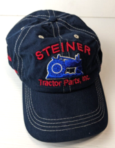 Steiner Tractor Parts adjustable hook and loop Baseball Hat Old Tractors - $10.88