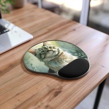 Cat Lover&#39;s Wrist Rest Mouse Pad - Personalized Office Accessory with Fe... - $30.00