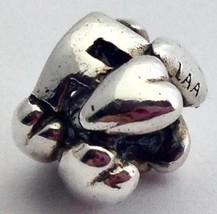 Authentic Trollbeads  Letter &quot;F&quot; Charm, Sterling Silver, 11144f, New - $408.87 MXN
