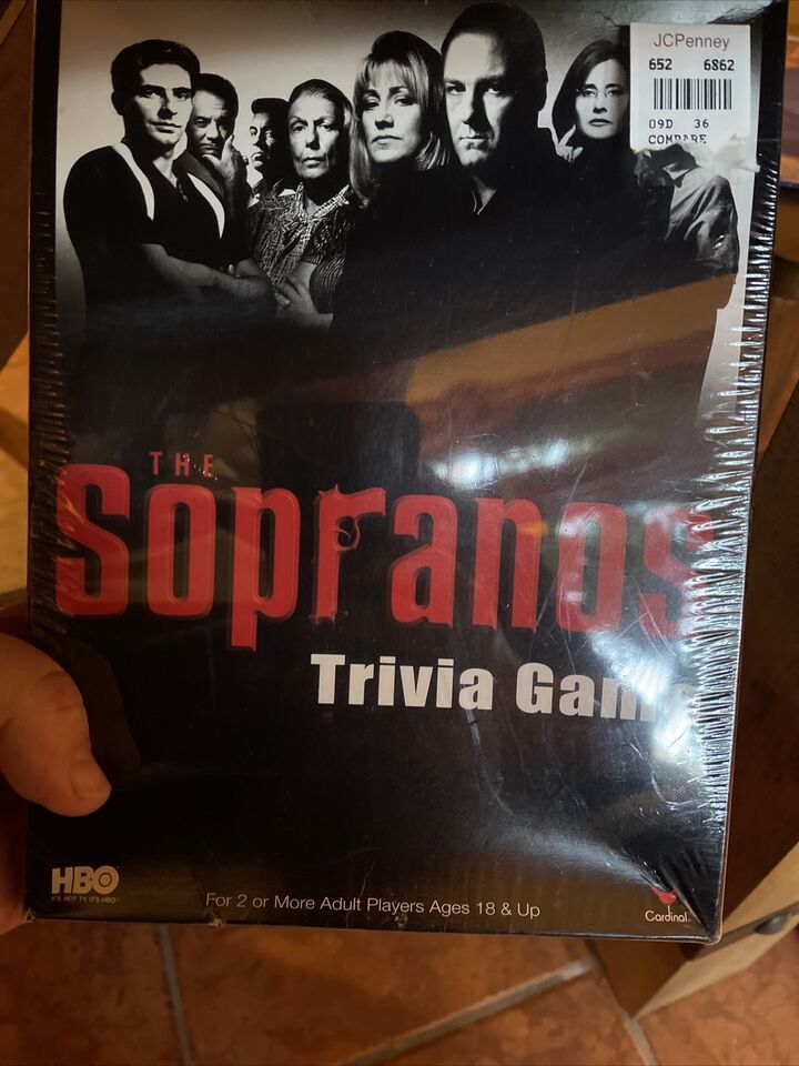 NEW The Sopranos HBO Adult Trivia Board Game 2004 Factory Sealed Cardinal Game - £13.17 GBP