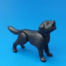 Playmobil Castle Black Dog Wolfhound Figure Animal Pirate Farm 3351 3072 3078 - $4.45