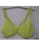 Auden Lime Green Yellow Mesh Bralette Bra Size Medium New - $17.54 CAD