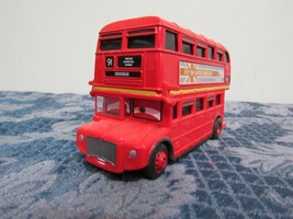 Disney Pixar Cars London Double Decker Bus 91 Crosshead Touring Tyres 5&quot; Red  - £11.65 GBP