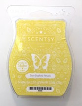 Scentsy Sun-Soaked Petals Wax Bar Melts 3.2 oz Daffodil Currant Mint Notes - £6.42 GBP