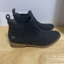 Rocket Dog Bootie Womens 7.5 Gray Maylon Chelsea Wool Felt Ankle Boot Sh... - $421.66 MXN
