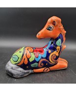 Mexican Pottery Talavera Horse Foal Pony Statue Figurine Folk Art Hand P... - $942.26 MXN