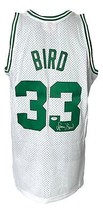 Larry Uccello Autografato Celtics Bianco M&amp;N Duro Classici Swingman Maglia PSA - £312.78 GBP