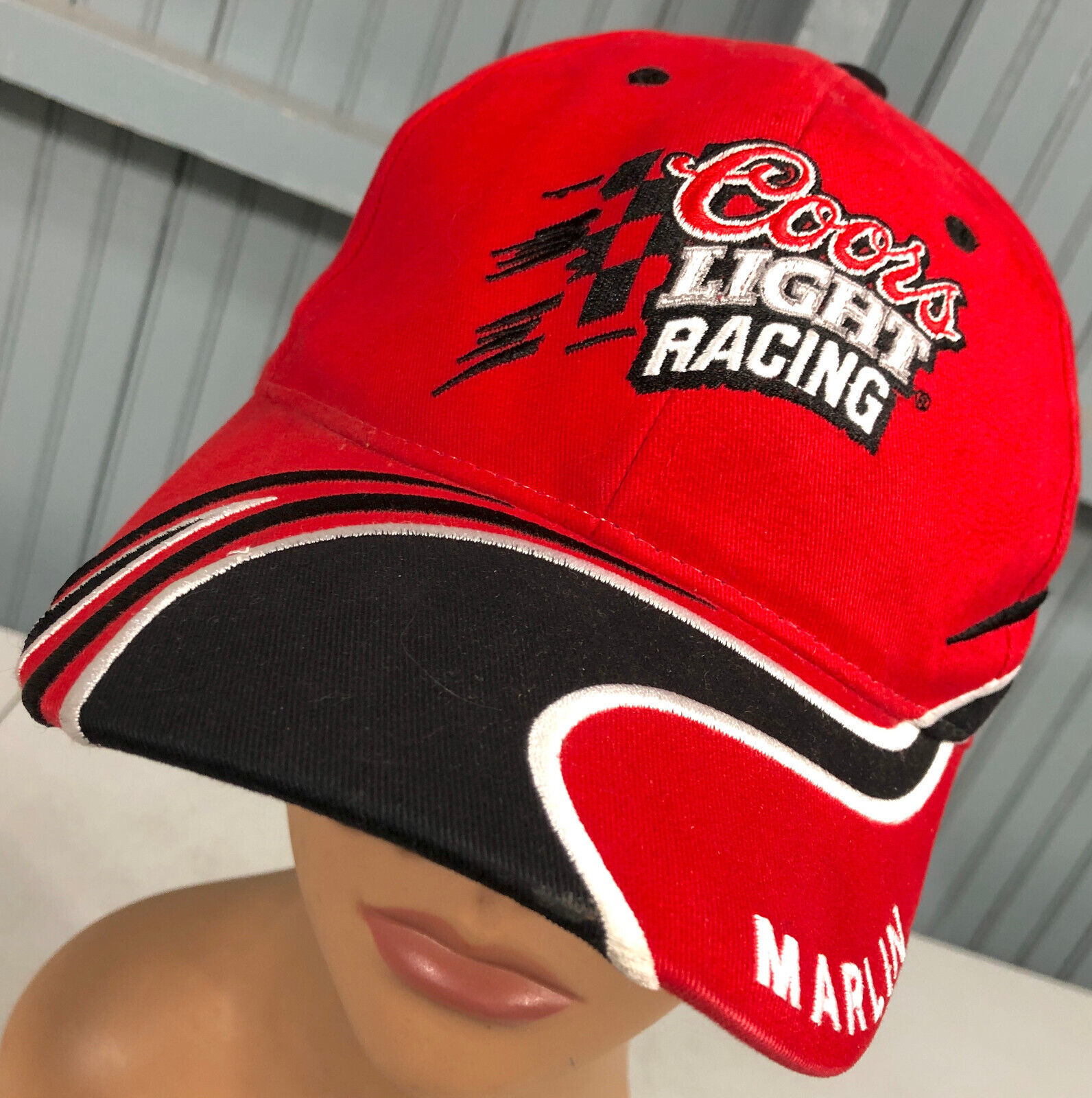 Coors Light Racing Nascar Marlin #40 Adjustable Baseball Hat Cap - £12.17 GBP