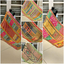 Women Dupatta heavy Silk Phulkari Pearl &amp; embroidery work Chinnon Chunni Set-D - £23.69 GBP