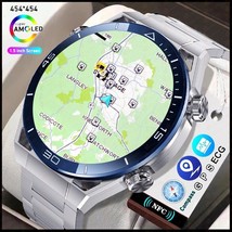 2023 New NFC ECG+PPG Bluetooth Call Smartwatch GPS Tracker Motion Bracelet Fitne - £33.64 GBP+