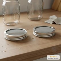 2 Pack Stainless Steel Sprouting Lids for Wide Mouth Mason Jars, 82mm/3.... - $14.55 CAD