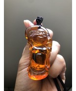 Natural Burmese Amber Myanmar Amber necklace Dharma Happy Buddha Pendant - $243.72 CAD