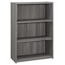 36" Gray Wood Adjustable Bookcase - $3,394.31 MXN