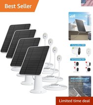 All-Weather Solar Panel Set for Arlo Ultra/Pro 3 Security Cameras - 4 Pack - $2,325.71 MXN