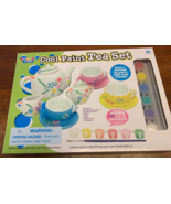 Create &#39;n&#39; Grow Cool Paint Tea Set 8+ NEW IN BOX - $148.64 MXN