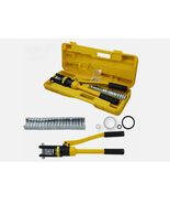 16T Hydraulic Wire Crimper Crimping Tool W/11 Dies Battery Cable Lug Ter... - $41.57 CAD