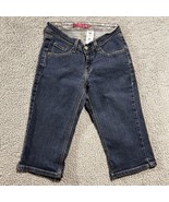 Levi&#39;s 528 Curvy Cut Denim Shorts Long Size 9 Women&#39;s Stretch Jeans Medi... - $20.75 CAD