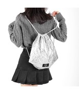 PLEPLE Korea Drawstring Shoulder Bag Heart Pattern Lightweight Purse for... - $839.75 MXN
