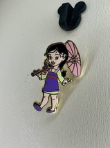 Walt Disney Pin - Young Mulan Little Girl with Parisol - Cloisonne Gold Tone - £4.69 GBP