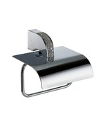 Cecilia toilet paper holder with cover. Swarovski crystals inlaid - $250.49 CAD+