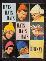 BERNAT HATS HATS HATS KNITTING PATTERN BOOK No. 165 30 Patterns - $7.91