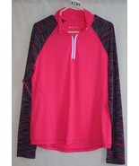 IDEOLOGY PINK 1/4 ZIP LONG SLEEVE TOP SIZE LG #8289 - $9.45