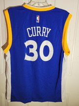 Adidas NBA Jersey Golden State Warriors Stephen Curry Blue sz S - £23.45 GBP