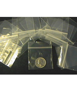 2&quot; x 2&quot; Clear Plastic Reclosable Top Zip Storage Bags 2 mil. (100) - $3.47