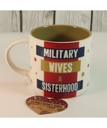 &#39;Military Wives A Sisterhood&#39; Mug By Homefront Girl #4040835 New with Ta... - $244.84 MXN