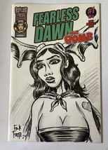 Fearless Dawn: The Bomb #1C Original Sketch Cover By Frank Forte  Comics NM - £29.54 GBP