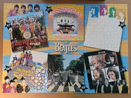 Ravensburger 1000 Piece Puzzle THE BEATLES Albums 1967-1970 Complete - $12.16