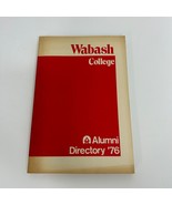 Wabash College Alumni Directory 1976 Crawfordsville Indiana Book - €14,74 EUR