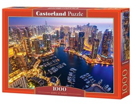 1000 Piece Jigsaw Puzzle, Dubai at Night, City Lights Puzzle, Emirates, ... - $30.93