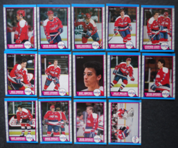 1989-90 O-Pee-Chee OPC Washington Capitals Team Set of 14 Hockey Cards - £3.15 GBP