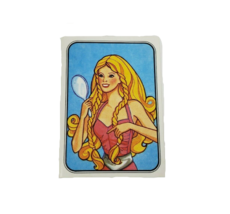 VINTAGE 1983 MATTEL FIGURINE PANINI BARBIE ALBUM STICKER NOS NEW OLD STO... - $9.41