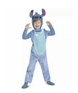 NEW Lilo Stitch Disney Toddler Blue Jumpsuit Costume Kids Small 2T Hallo... - €12,79 EUR