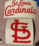 St Louis Cardinals Vinyl Decals 3 x 4 red choose your style - $4.03 CAD